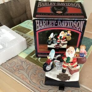 Harley Davidson stocking holder made of die cast